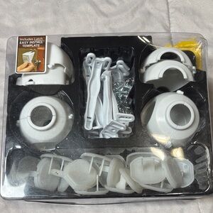 Safety 1st White Child Safety Cabinet Locks- 46 Pieces